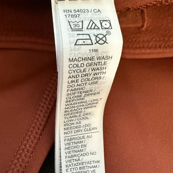 Athleta Rainier High Rise Legging Women's 3X Brown Active Workout Athletic Plus - Picture 16 of 16